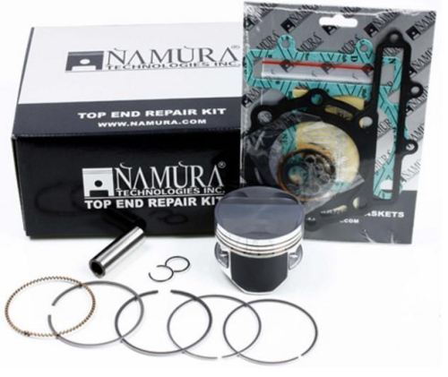 Namura Technologies - Namura Technologies Top End Repair Kit - 0.01mm Oversized to 77.97mm, 13.2:1 Compression - FX-10035-BK