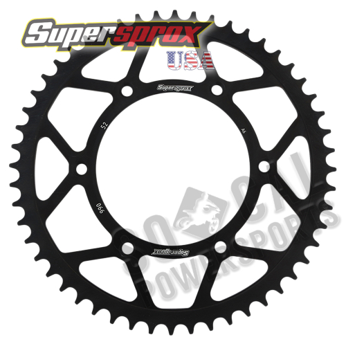 Supersprox - Supersprox Steel Rear Sprocket - 52T - RFE-990-52-BLK