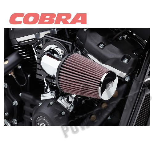 Cobra - Cobra Cone Air Intake - Chrome - 606-0104-06