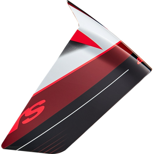 Alpinestars - Alpinestars Race Spoiler for Supertech R10 Helmet - Team - Black/Carbon Red/Gloss White - 8953424-1352