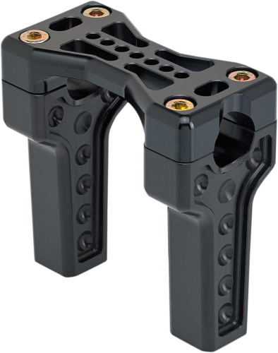 Joker Machine - Joker Machine Bridge Handlebar Riser Kit - 4in. Rise/Straight - Black Anodized - 03-864-1B