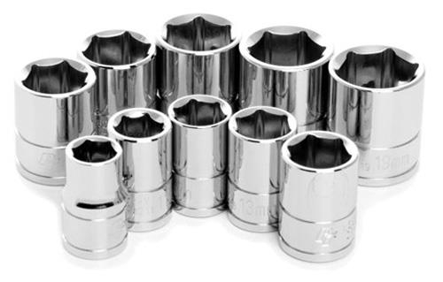 Performance Tools - Performance Tools 10 Piece 3/8in. Drive Metric Socket Set - W38202