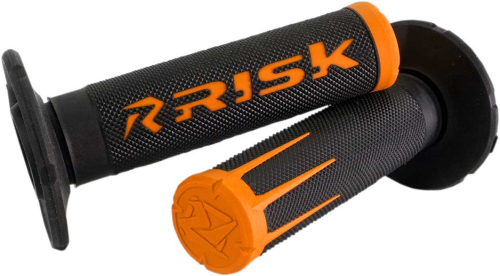 Risk Racing - Risk Racing Fusion 2 Moto Grips - Orange - 00287