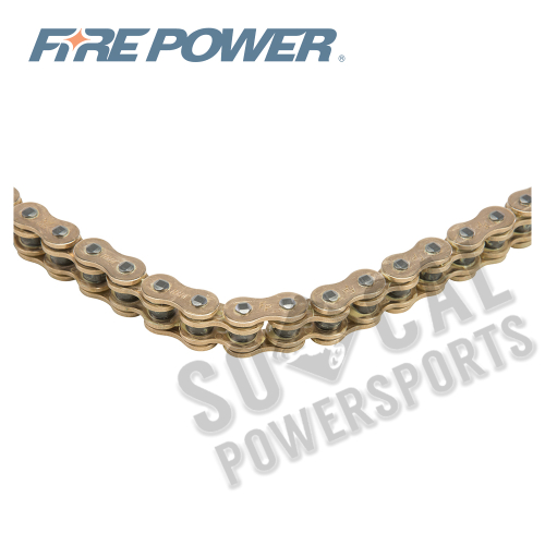 Fire Power - Fire Power 520 O-Ring Heavy Duty Chain - 150 Link - Gold - 520FPO-150/G