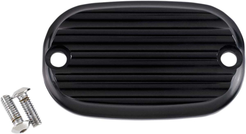 Joker Machine - Joker Machine Rear Brake Master Cylinder Cover - Finned - Black Anodized - 08-01-1