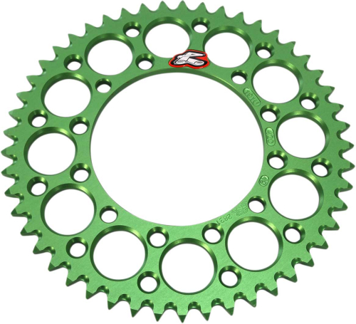 Renthal - Renthal Ultralight Rear Sprocket - 49T - Green - 191U-420-49GEGN