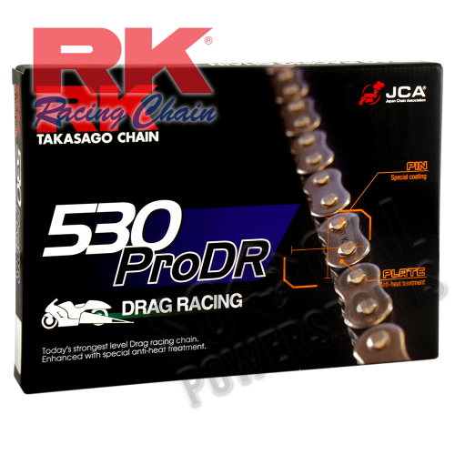 RK - RK 530 Pro DR Drag Racing Chain - 140 Links - 530PRODR-140