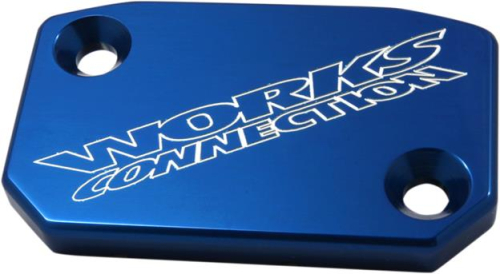 Works Connection - Works Connection Front Master Cylinder Cover - Blue - 21-070