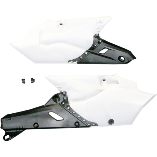 Acerbis - Acerbis Side Panels - White/Black - 2374161035