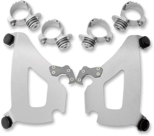 Memphis Shades - Memphis Shades Trigger-Lock Mount Kit for Bullet Fairing - Polished - MEK1958
