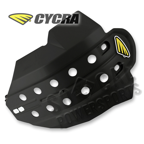 Cycra - Cycra Full Coverage Skid Plate with Hard Mounts - Black - 6201-12