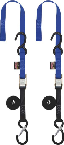 Powertye - Powertye 1in. Cam Buckle with Soft-Tye Sewn-In - Blue - 23623-SR