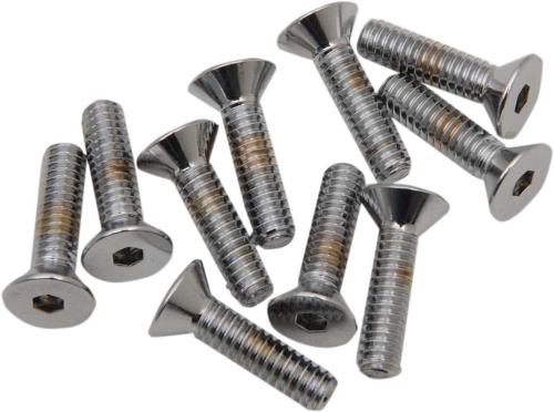 Drag Specialties - Drag Specialties Countersunk Socket-Head Bolts - 1/4in.-20 x 3/4in. - MPB366
