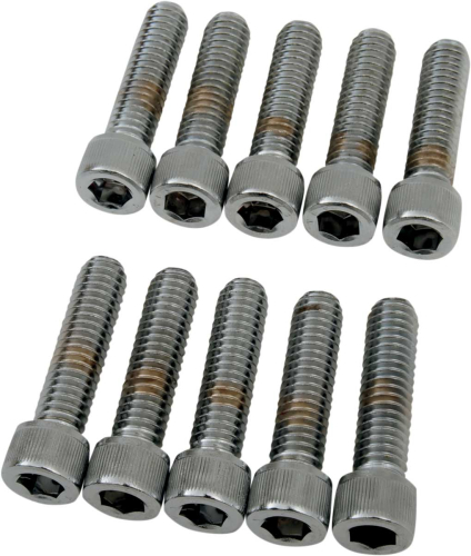 Drag Specialties - Drag Specialties Coarse-Thread Socket-Head Bolts - 5/16in.-18 x 1 1/4in. - MPB218
