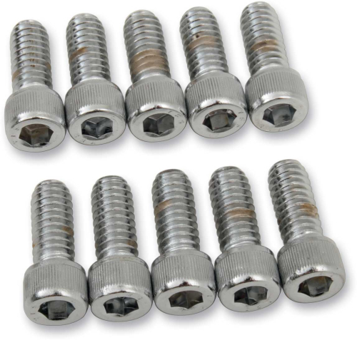 Drag Specialties - Drag Specialties Coarse-Thread Socket-Head Bolts - 1/4in.-20 x 5/8in. - MPB178