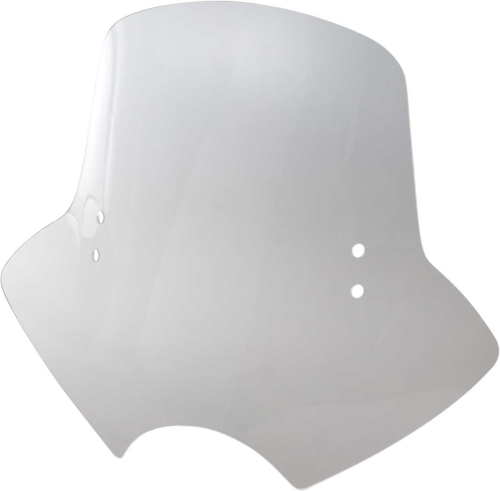 Memphis Shades - Memphis Shades Replacement Plastic for Demon Bar Mount Windshield (7in.Cutout) - Clear - MEP2210