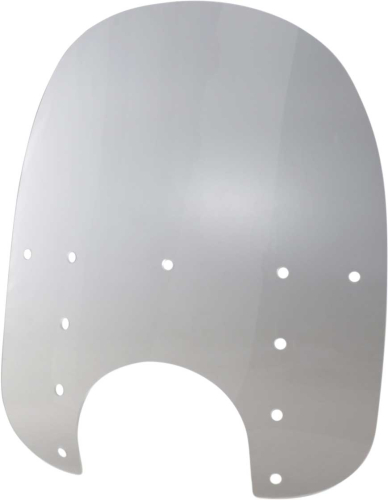 Memphis Shades - Memphis Shades Replacement Plastic for Fats Windshield (9in. Cutout) - 19in. - Clear - MEP3710