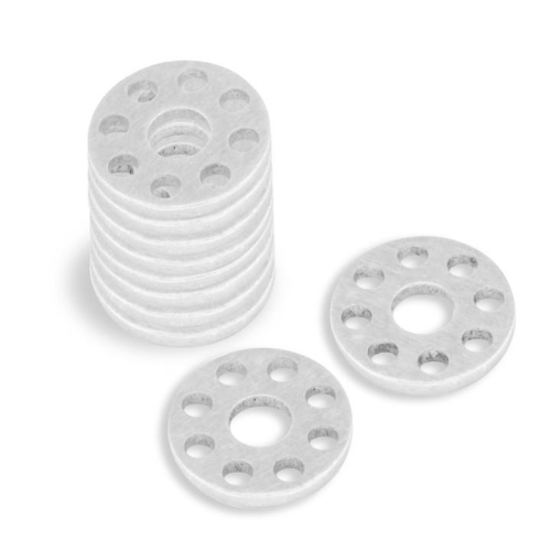 Bolt MC Hardware - Bolt MC Hardware Aluminum Works Washers - 6mm - Silver - 2009-AWW