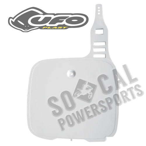 UFO Plastics - UFO Plastics Front Number Plate - White - YA02805046