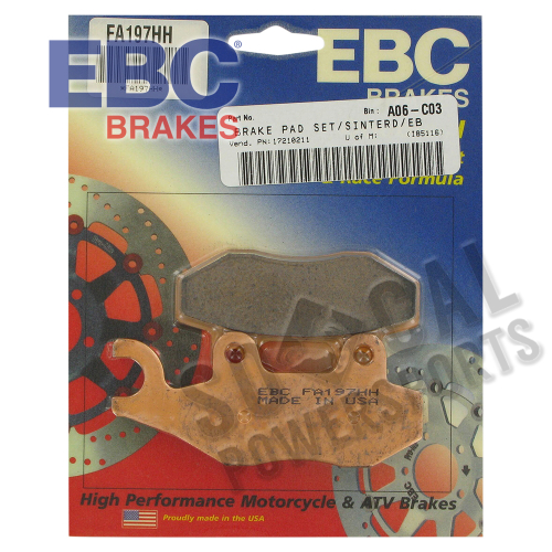 EBC - EBC Double-H Sintered Brake Pads - FA197HH