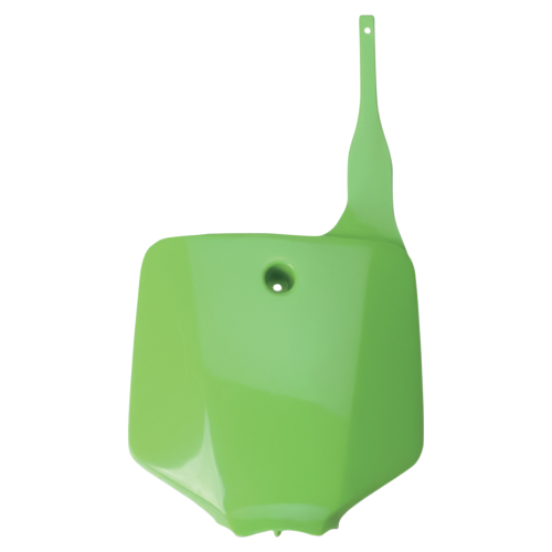 UFO Plastics - UFO Plastics Front Number Plate - 05-12 KX Green - KA03732-026