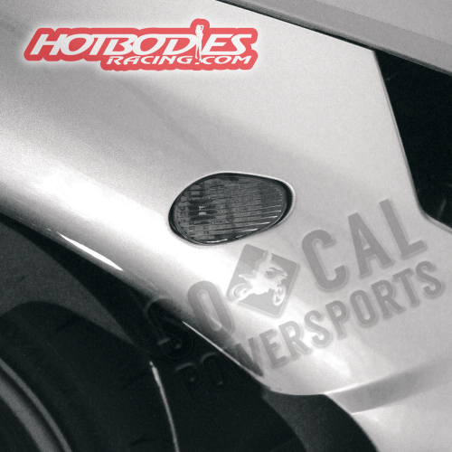 Hotbodies Racing - Hotbodies Racing Flush Mount Front Turn Signals - Smoke - Y04R1-SIG-SMK