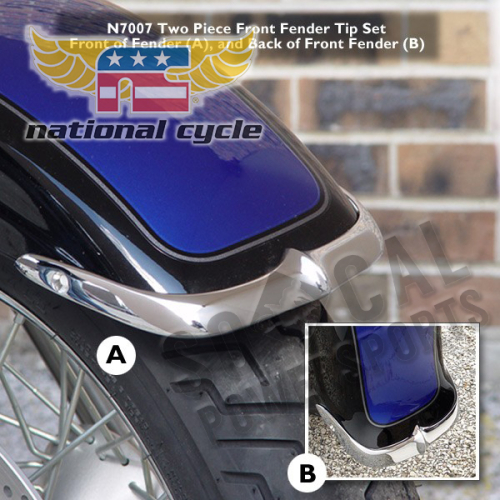 National Cycle - National Cycle Cast Fender Tips - N7007