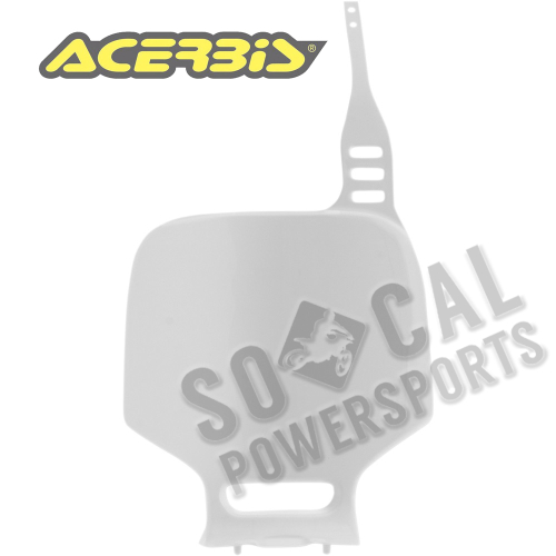 Acerbis - Acerbis Front Number Plate - White - 2042360002
