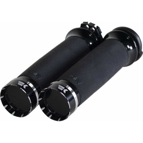 Khrome Werks - Khrome Werks Contour Tracer Grips - Black - 500200