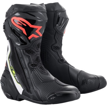 Alpinestars - Alpinestars Supertech R Boots - 2220021-1236-39 - Black/White/Red/Yellow - 39