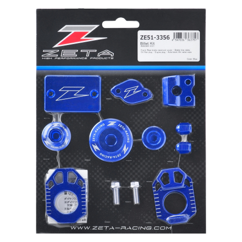 ZETA - ZETA Billet Kit - Blue - ZE51-3356