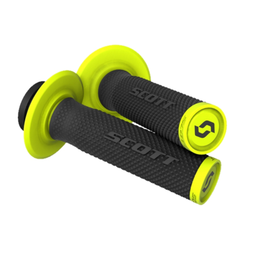 Scott USA - Scott USA Scott SX II Lock On Grips - Black/Yellow - 292452-1040222