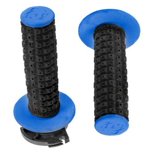 TORC1 Racing - TORC1 Racing Defy Enduro MX Grips - Black/Blue - 2650-0203