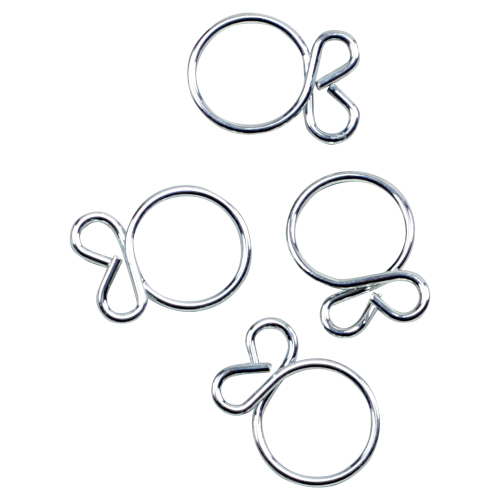 Fuel Star - Fuel Star Hose Clamp Refill Kit - 11.5mm Wire - Silver - FS00042