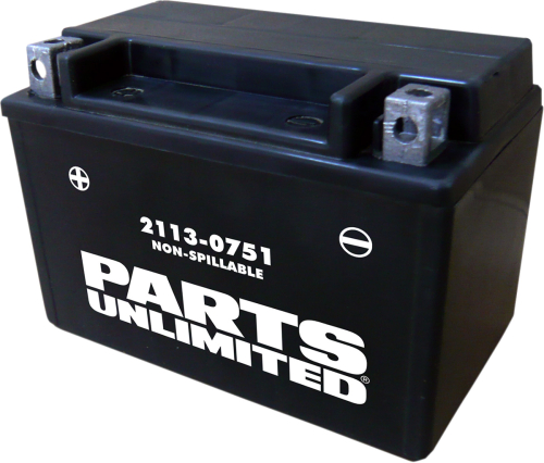Parts Unlimited - Parts Unlimited AGM Factory Activated Maintenance-Free Battery - 2113-0751