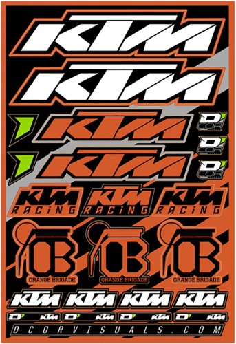 DCOR - DCOR Decal Sheet - KTM - 40-30-100