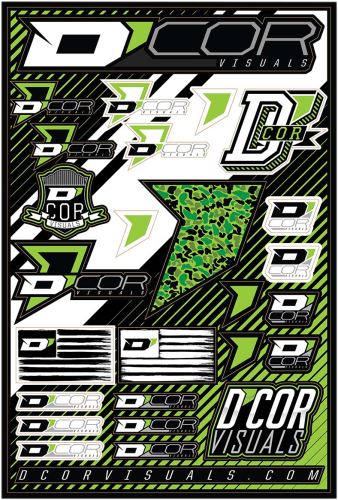 DCOR - DCOR Decal Sheet - DCor Logos - 40-90-106