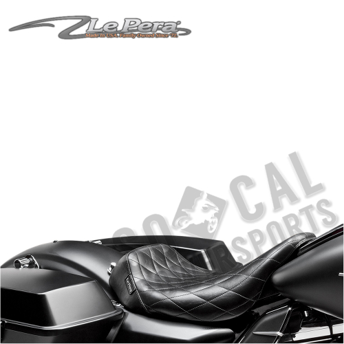 Le Pera - Le Pera Bare Bones Solo Seat - Diamond Stitch - LK-005DM