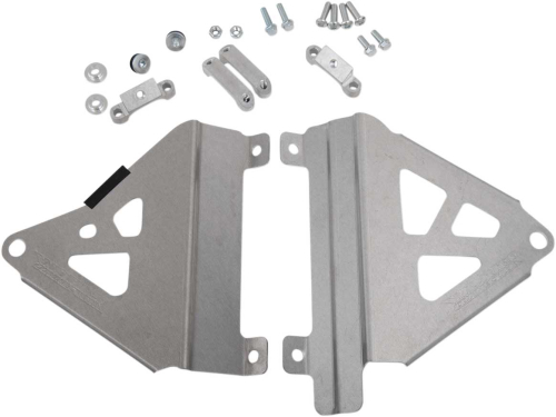 Works Connection - Works Connection Radiator Brace - Silver - 18-719