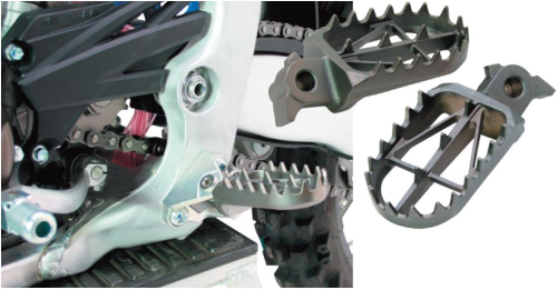 DRC - DRC Wide Foot Pegs - Mid (Stock) - D48-02-533