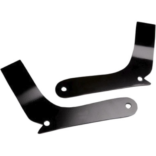 Cycle Visions - Cycle Visions Sissy Bar Side Plates - Black - XF-2-1504-0062