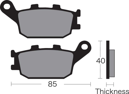 Vesrah - Vesrah Organic Brake Pads - VD-163