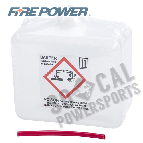 WPS - WPS Non-Sealed Battery Electrolyte Pack - 850cc - 850CC CONV