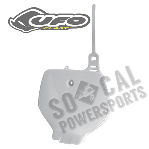 UFO Plastics - UFO Plastics Front Number Plate - White - YA02853046