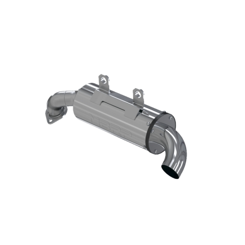 MBRP - MBRP Power Tech 4 Slip-On - Stainless Steel - AT-9802PT