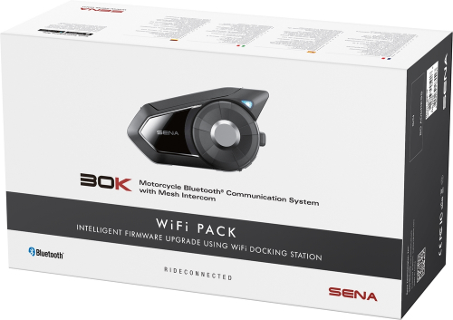 SENA - SENA 30K HD Bluetooth Motorcycle Communication System - Single - 30K-03