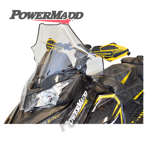 Powermadd - Powermadd Cobra Windshield - Mid - 17in. - Tint with Black Fade - 13530