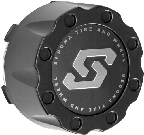 Sedona - Sedona Center Cap for Sedona Wheels - Black - CP-A8-110BS