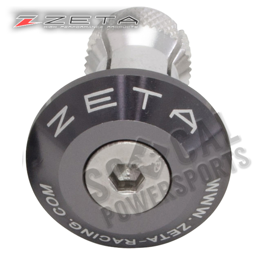 ZETA - ZETA 35mm Bar End Plugs - Titanium - ZE48-7103