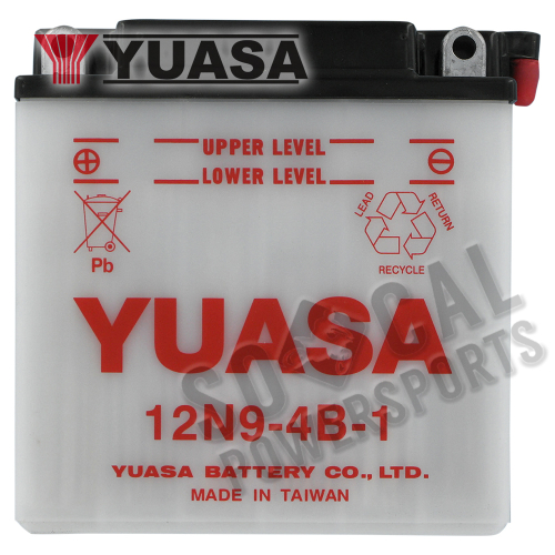 Yuasa - Yuasa Conventional 12V Battery - 12N9-4B-1 - YUAM2290B